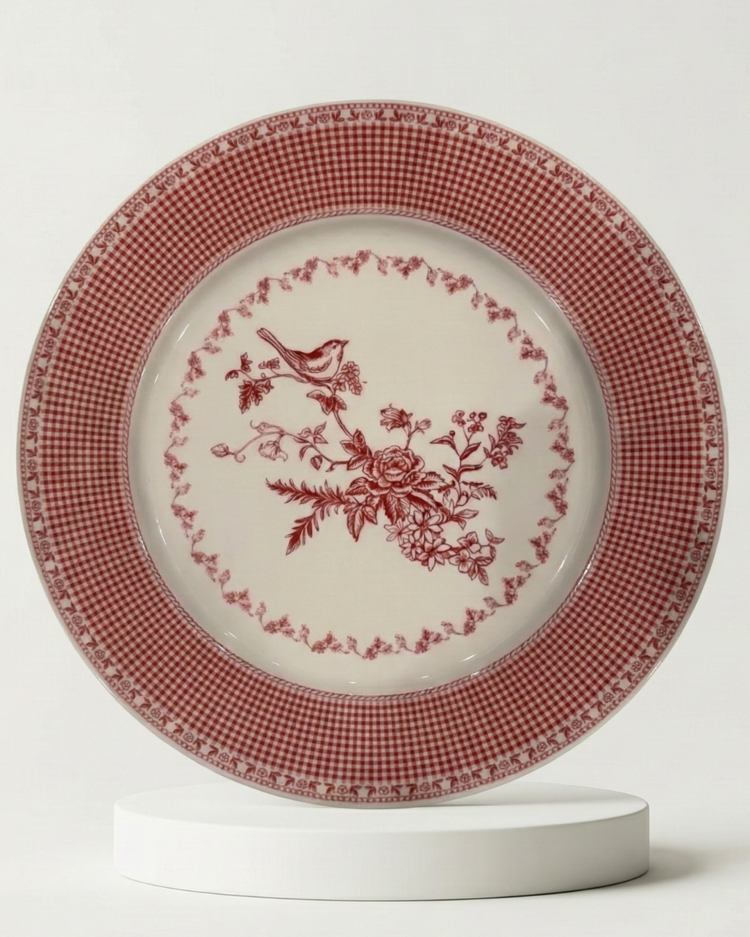 The Homestead Red Dinner Plates Set of Four