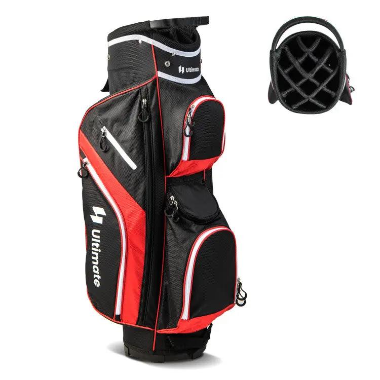 Golf Cart Bag with 14 Way Top Dividers - Tampa Home & Garden Store