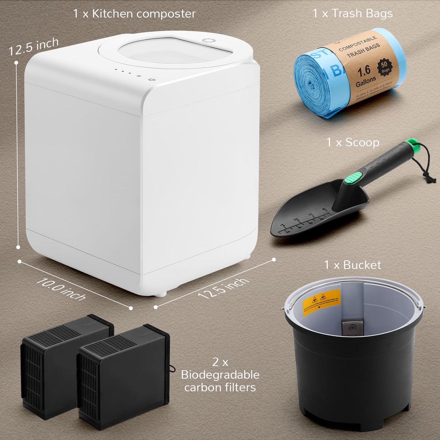 Revive Electric Kitchen Composter, Visual Version - Tampa Home & Garden Store