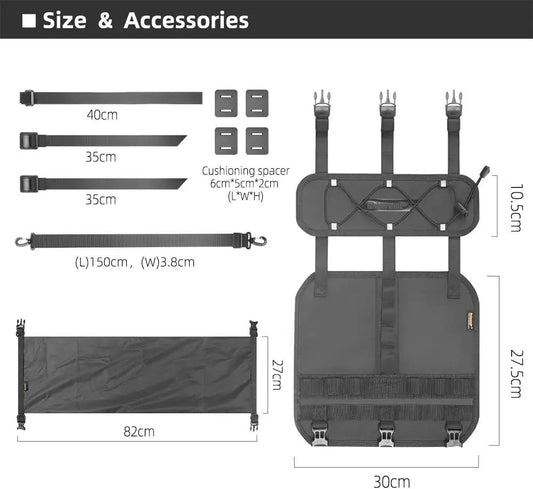 Rhinowalk 12L waterproof handlebar bag for bicycles with front mount and shoulder strap on Tampa Home & Garden Store