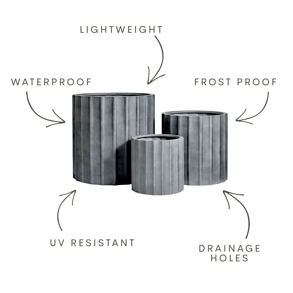 The Ripple Statement Planter | Unique Architectural Pot