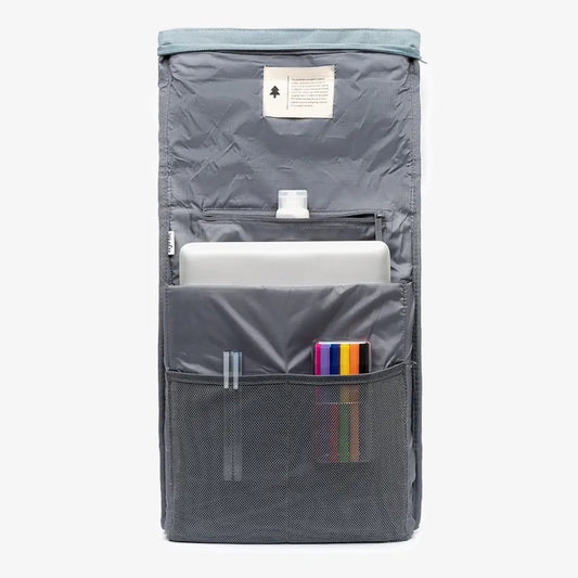 Roll Reflective Backpack Arctic by Lefrik USA with laptop sleeve, front organizer, mesh pocket on Tampa Home & Garden Store