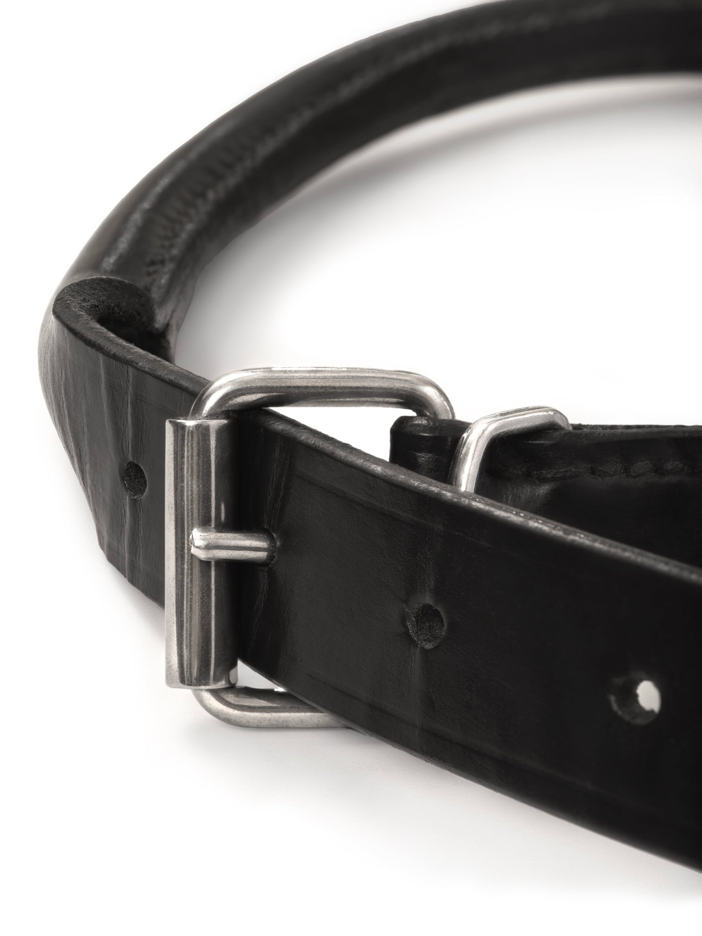 Rolled Leather Dog Collar - Tampa Home & Garden Store