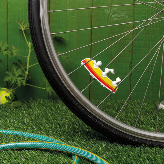 Rollerama Bike Riders Adventure by Ototo decorative spoke figures on wheel on Tampa Home & Garden Store