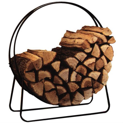 Round Circular 40-inch Steel Hoop Firewood Log Storage Rack - Tampa Home & Garden Store