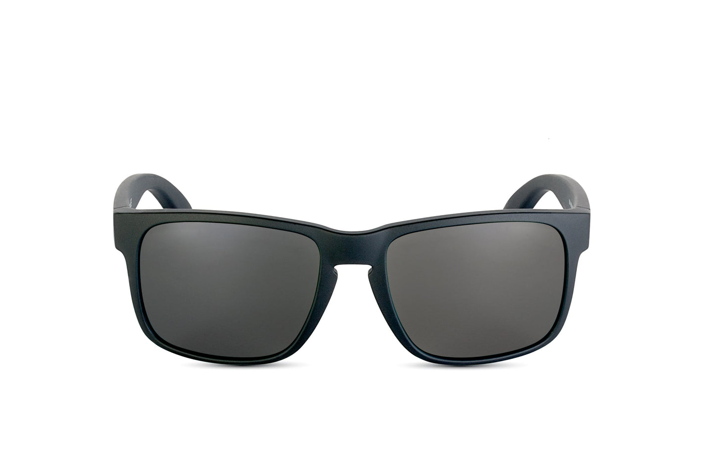 Decoy sunglasses by Skeleton Optics, charcoal gray frame with dark gray lenses on Tampa Home & Garden Store