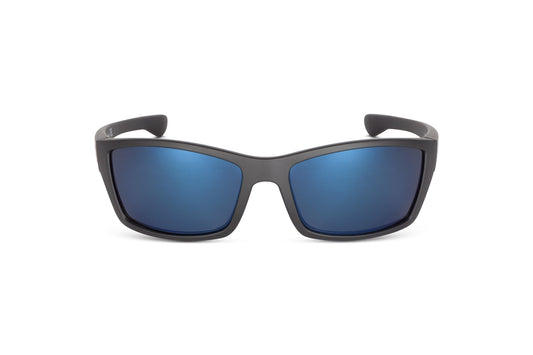 Scout Gun Light Pro sunglasses, black frame, blue mirrored lenses, Skeleton Optics, 2 pieces on Tampa Home & Garden Store