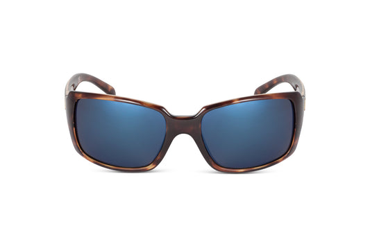 Stampede Tortoiseshell sunglasses with blue lenses by Skeleton Optics on Tampa Home & Garden Store