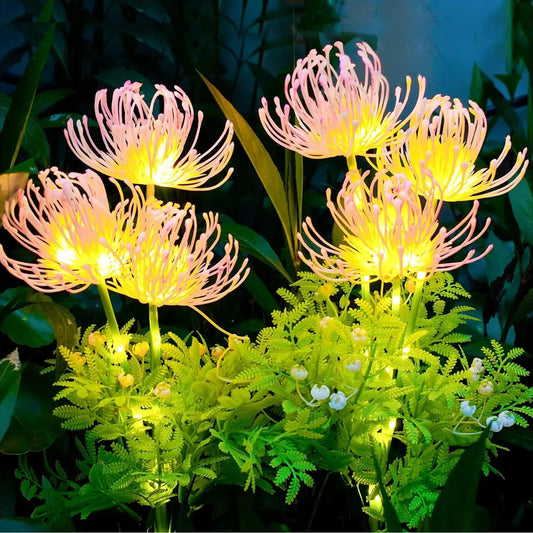 Outdoor Solar Garden Lights Flower Yard Lawn Courtyard Decoration Waterproof LED - Tampa Home & Garden Store