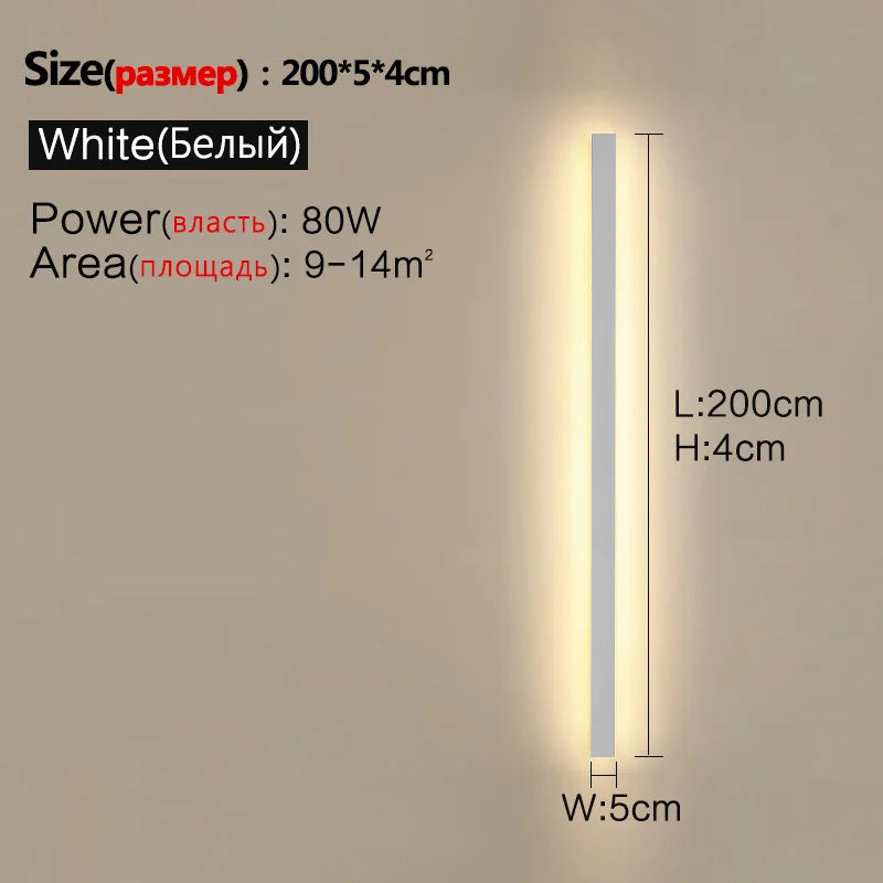 Modern Waterproof Led Wall Light For Outdoor