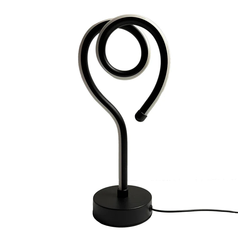 LED Water Ripple Nightlight USB Rechargeable RGB Table Lamp with Remote Control