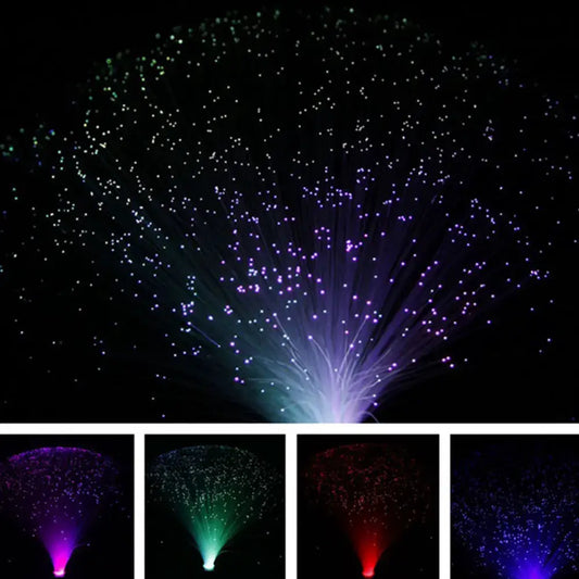 LED Fiber Optic Star Lamp Multicolor Centerpiece with five color variants by Moktan Sabai on Tampa Home & Garden Store