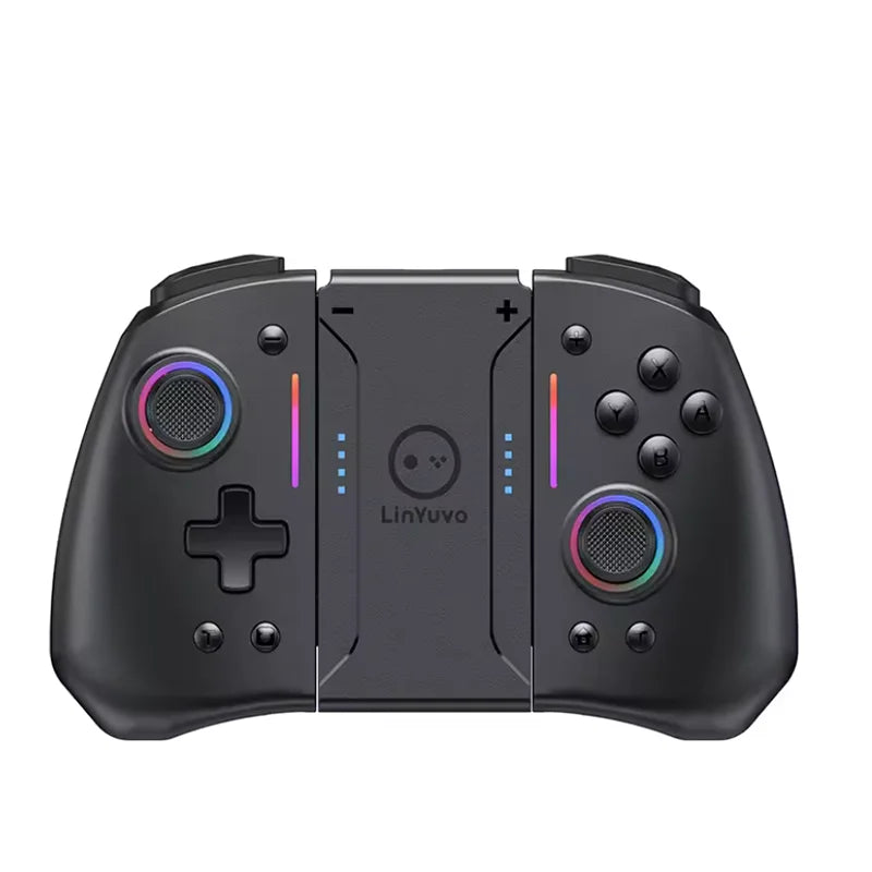 LinYuvo wireless gamepad for Switch/OLED with meteor light black dual vibration gyro turbo on Tampa Home & Garden Store