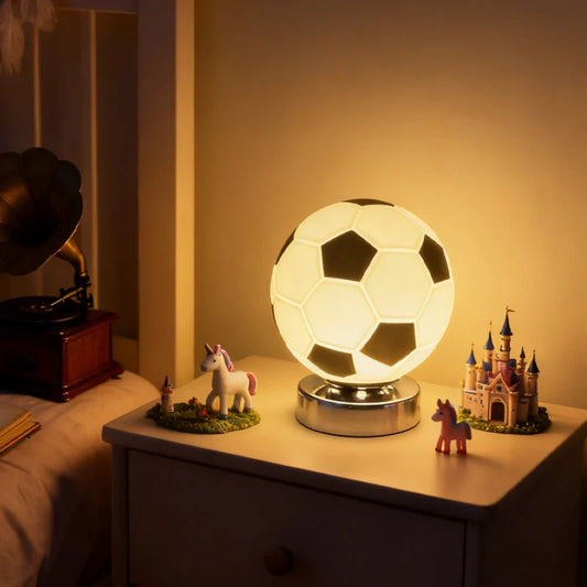 Football Table Lamp LED Desk Light Sports Bedroom Nightstand Home Decor - Tampa Home & Garden Store