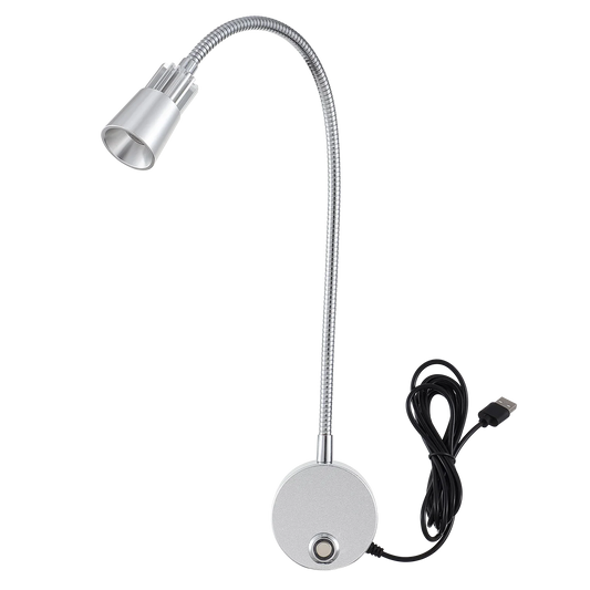 USB Wall Reading Lamp Dimmable Gooseneck Bedside Light 3CCT CRI98 - Tampa Home & Garden Store