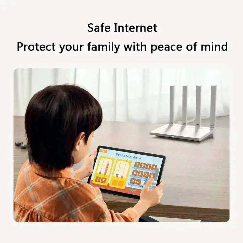 Moktan Sabai WiFi 6 AX3000 dual-band router four antennas for home on Tampa Home & Garden Store