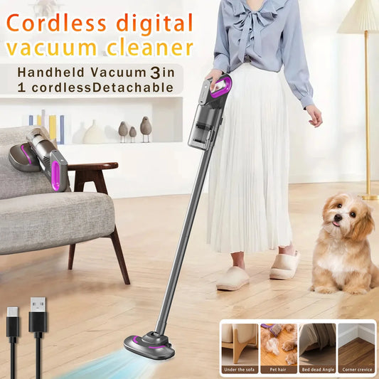 3 in 1 Cordless Handheld Vacuum Rechargeable Cyclonic for Car Home PC - Tampa Home & Garden Store