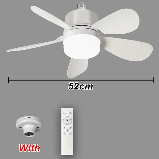 Ceiling Fan Light | Flush Mount Ceiling Fan with Remote Control & Dimmable Brightness | Versatile Lighting for Comfort - Tampa Home & Garden Store