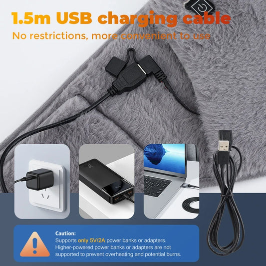 USB charging cable kit by Silcy Skin 1.5m with wall adapter on Tampa Home & Garden Store