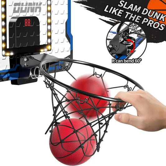 LED light electronic wall-mounted basketball hoop with 4 basketballs FLIPSTYLEZLLC on Tampa Home & Garden Store