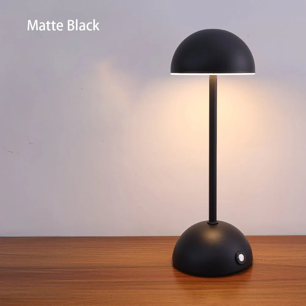 LED Touch Table Lamp with Tri Color USB Light matte black desk lamp Moktan Sabai on Tampa Home & Garden Store