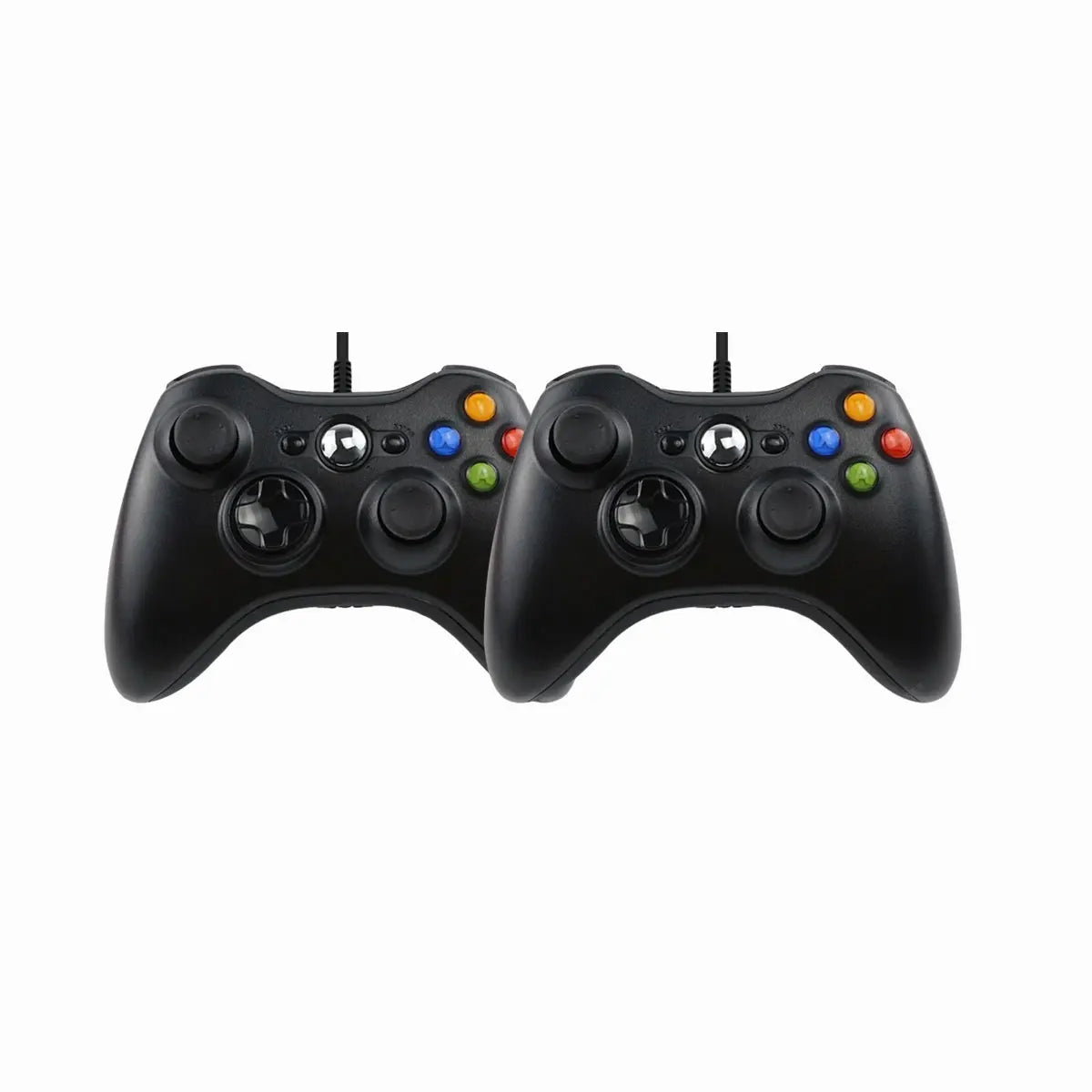 FLIPSTYLEZLLC USB wired game controllers with dual joysticks and colorful buttons, 2-pack on Tampa Home & Garden Store