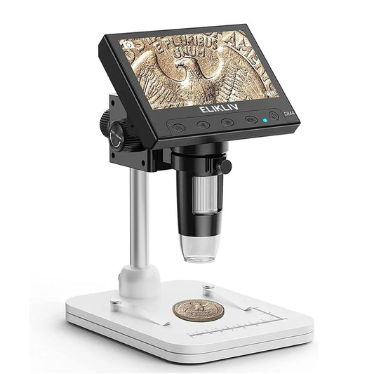 4.3 Inch LCD Digital Microscope 1000X Coin Repair Camera with LED for PC - Tampa Home & Garden Store