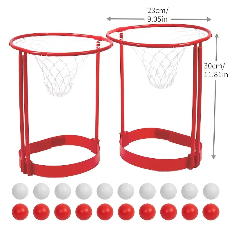 2-pack red head hoop basketball game frames with nets, adjustable, FLIPSTYLEZLLC on Tampa Home & Garden Store