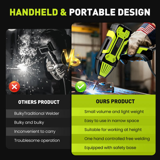 Portable 110V ARC Welder IGBT Inverter Handheld Stick Welding Machine 20-200Amp - Tampa Home & Garden Store