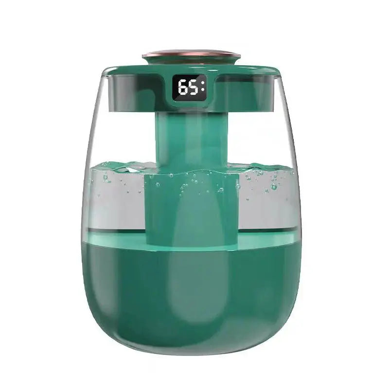 Large Capacity Humidifier Moktan Sabai with Cool Mist in green translucent tank on Tampa Home & Garden Store