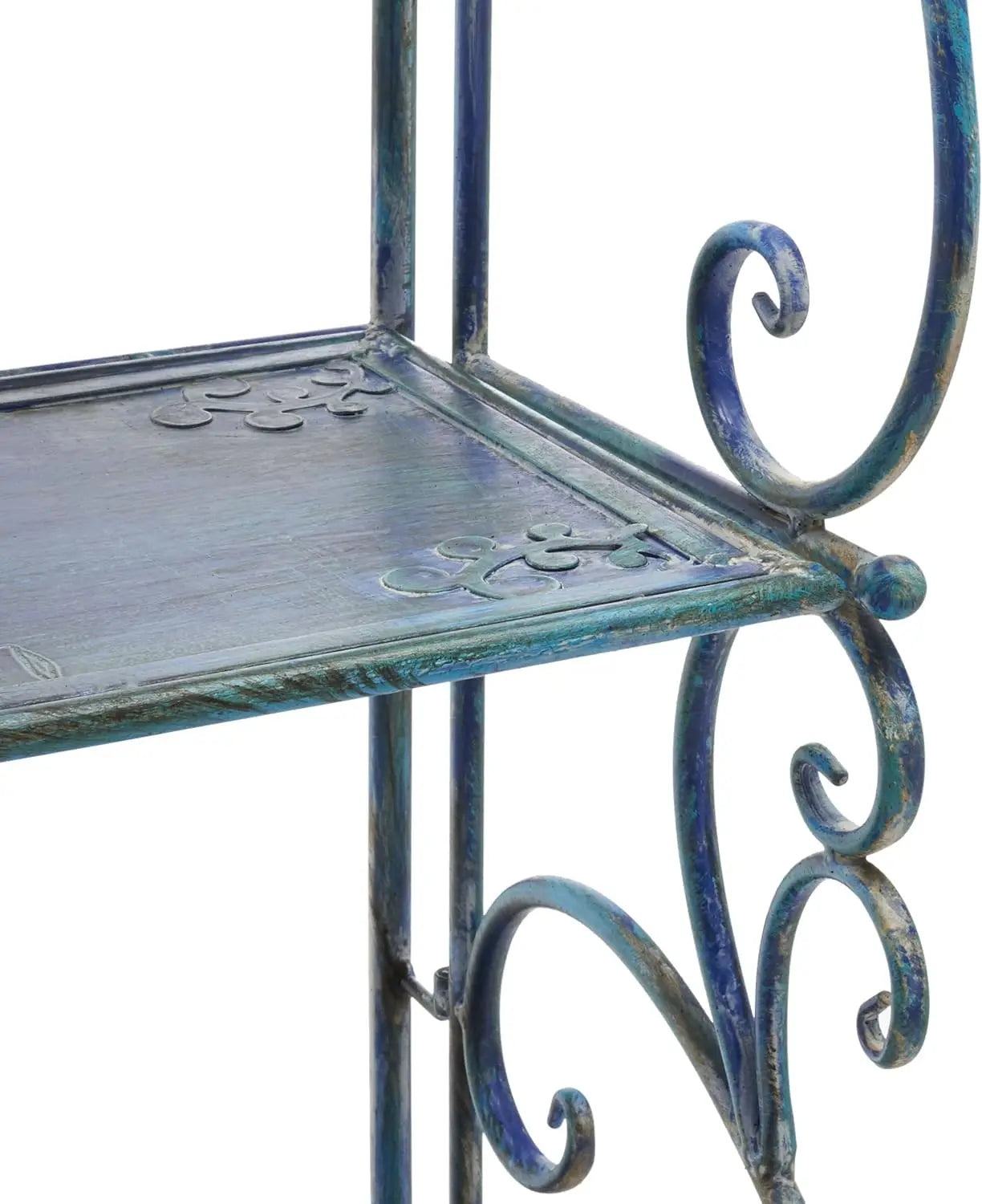 Elegant Metal 4-Tier Patio Garden Plant Stand