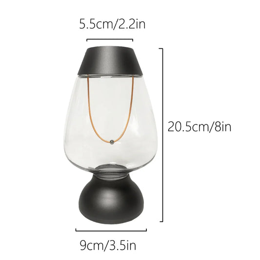 Rechargeable Dimmable LED Filament Table Lamp – Nordic Cordless Bedside Light - Tampa Home & Garden Store