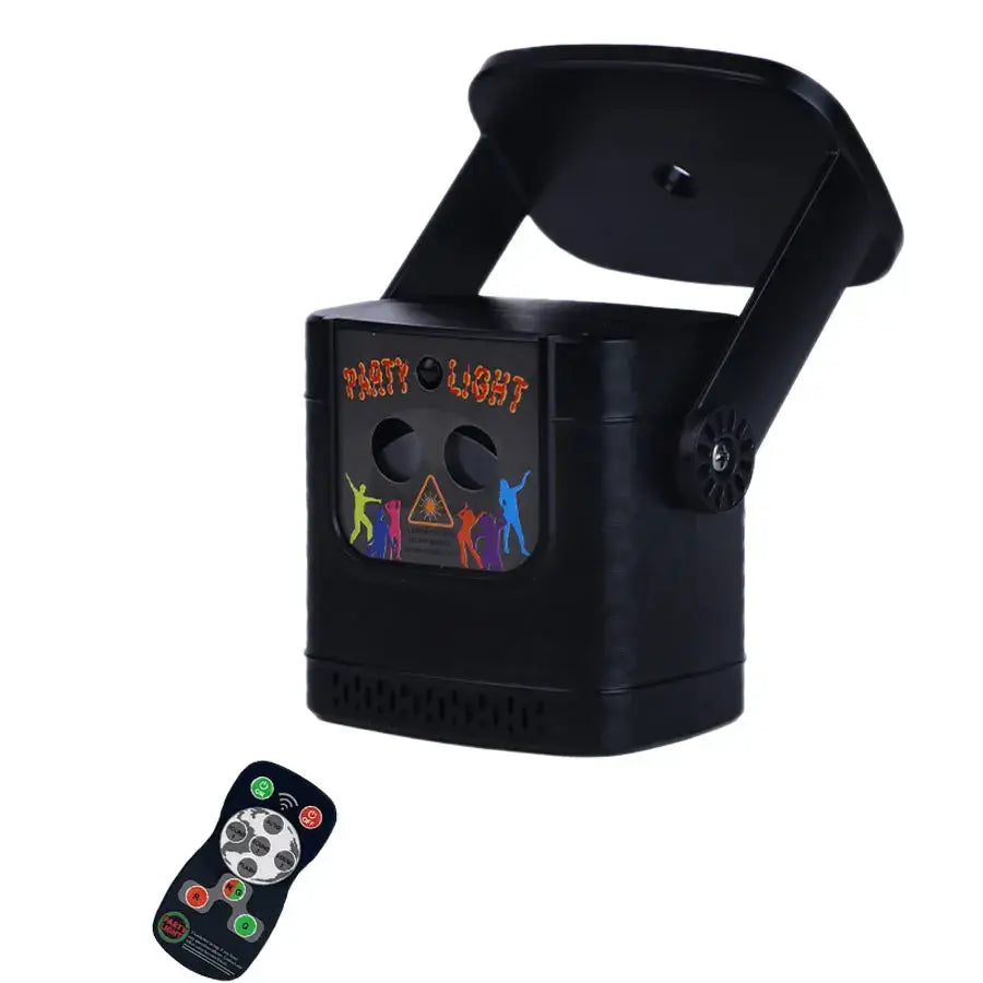Black laser party light DJ disco projector with remote and 60 RGB patterns on Tampa Home & Garden Store