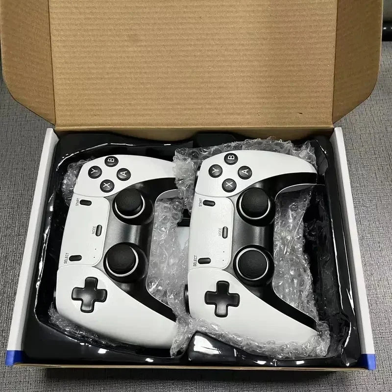 128G Game Stick M15 4K game console with 2 white/black wireless gamepads FLIPSTYLEZLLC on Tampa Home & Garden Store
