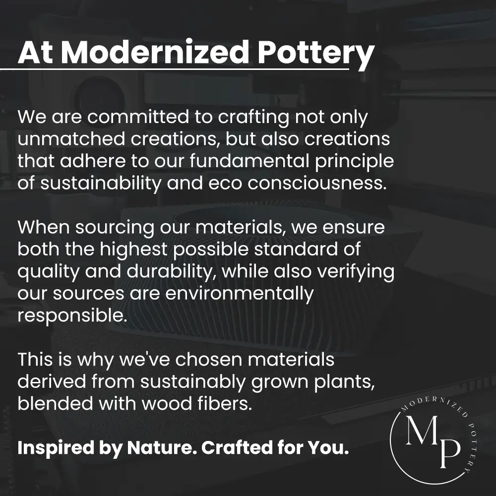 Sakura Planter Set (Large, Medium, Small) by Modernized Pottery, 3-piece planters on Tampa Home & Garden Store