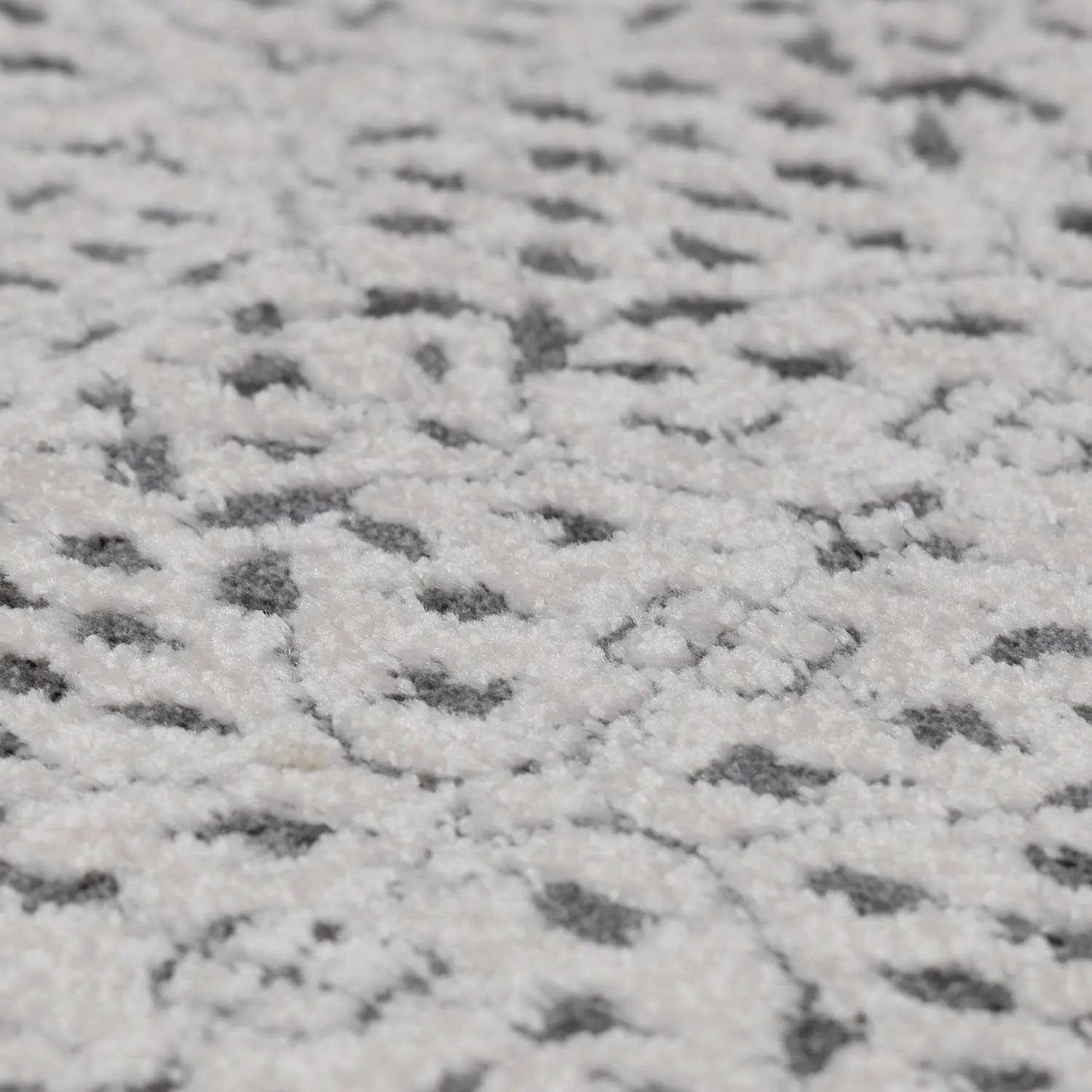 Sattley Traditional Area Rug Charcoal and Beige with plush pile and speckled pattern on Tampa Home & Garden Store