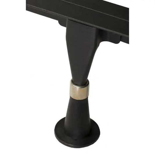 Heavy Duty 7-Leg Black Metal Bed Frame leg with round floor glide and metal collar HomePacific on Tampa Home & Garden Store