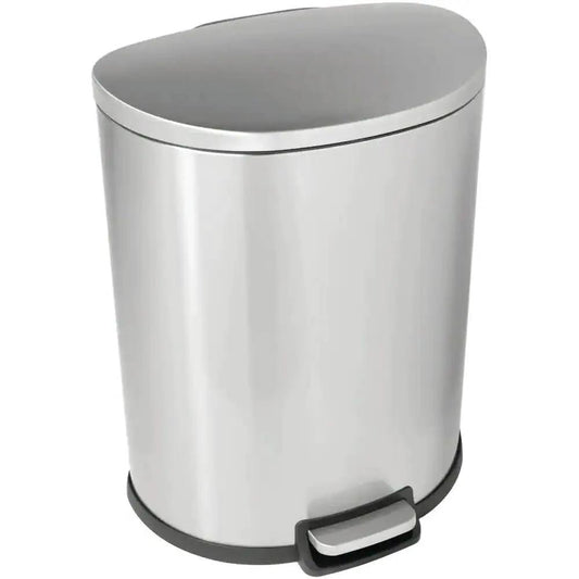 13-Gallon stainless steel step-on trash can with foot pedal HomePacific on Tampa Home & Garden Store