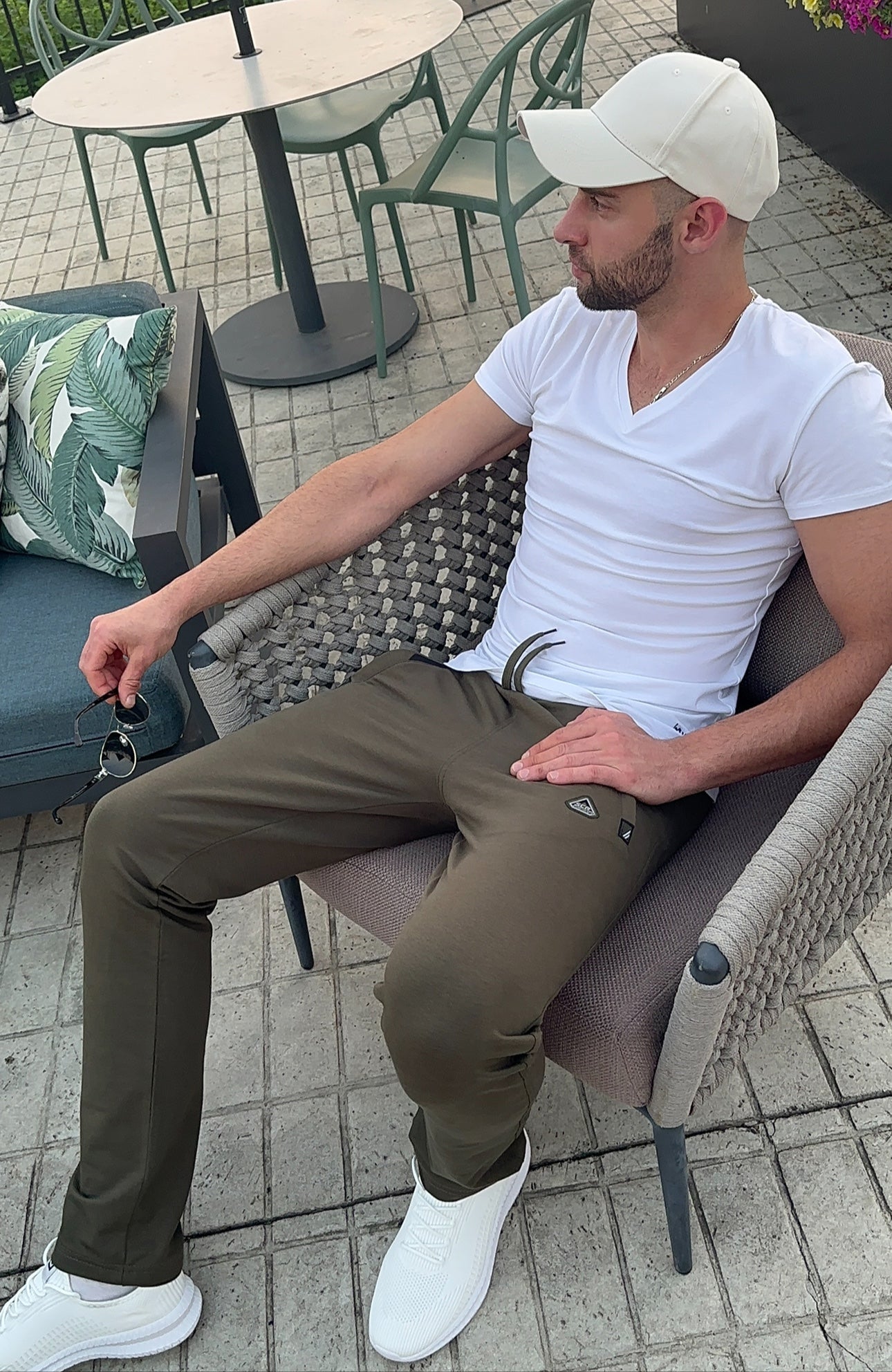 Ultimate Flex Athletic Sweatpants - Straight joggers in olive green by SCR Sportswear on Tampa Home & Garden Store