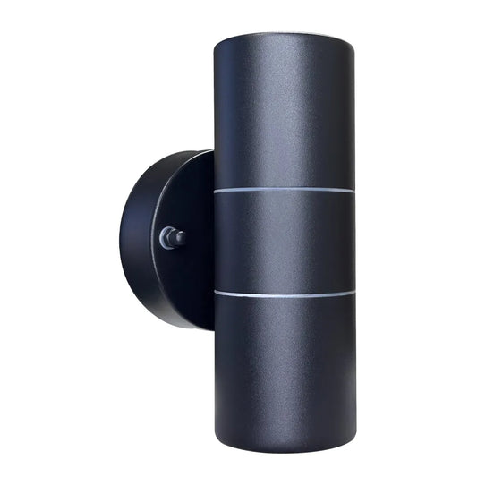 SCS06 LED cylindre en acier inoxydable vers le haut vers le bas lumière 2 éclairage d'applique directionnel