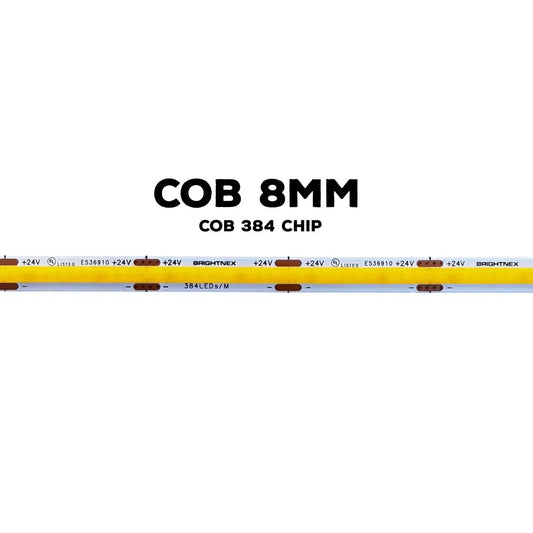 SLD04 Dotless Single Color Linear LED Strip Lights Low Voltage FCOB DC24V Tape Light - Tampa Home & Garden Store