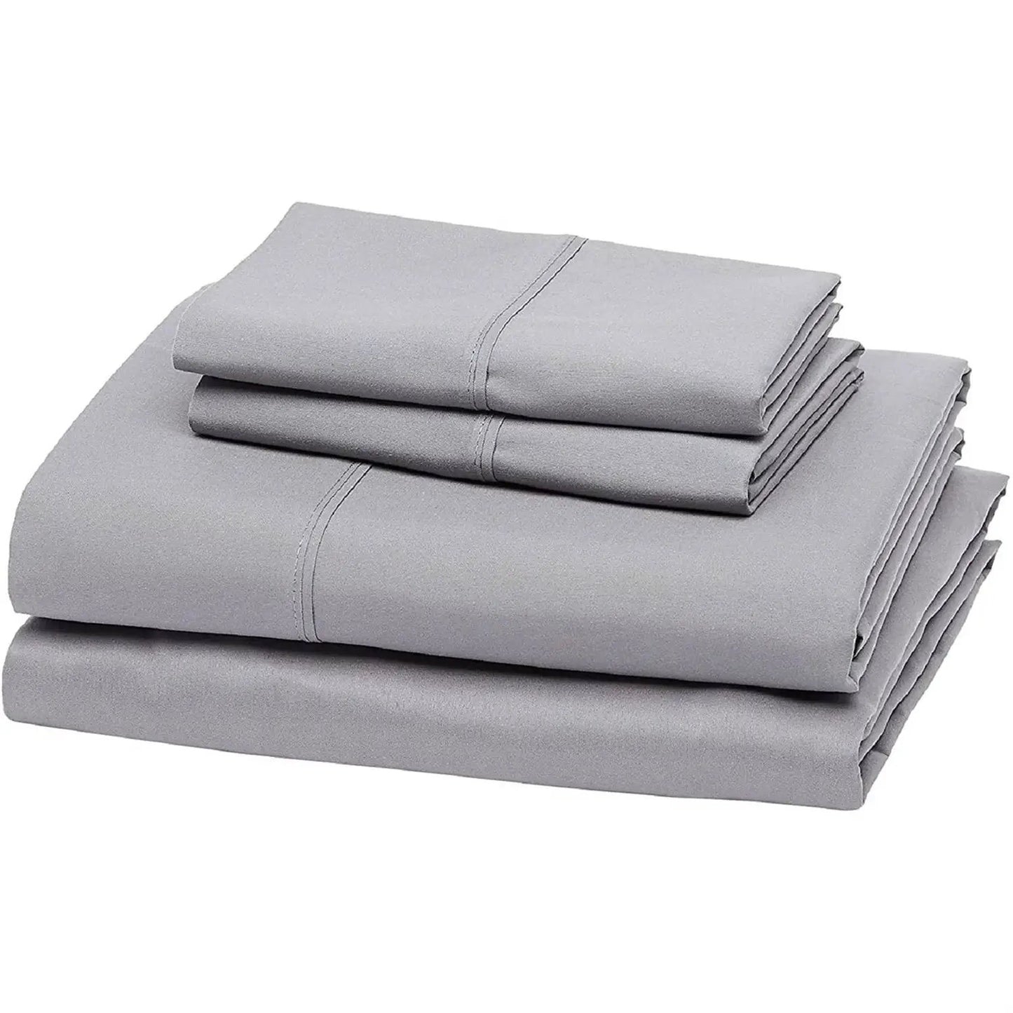Queen Silver Grey 100-Percent Egyptian Cotton 1000 Thread Count Sheet Set - Tampa Home & Garden Store