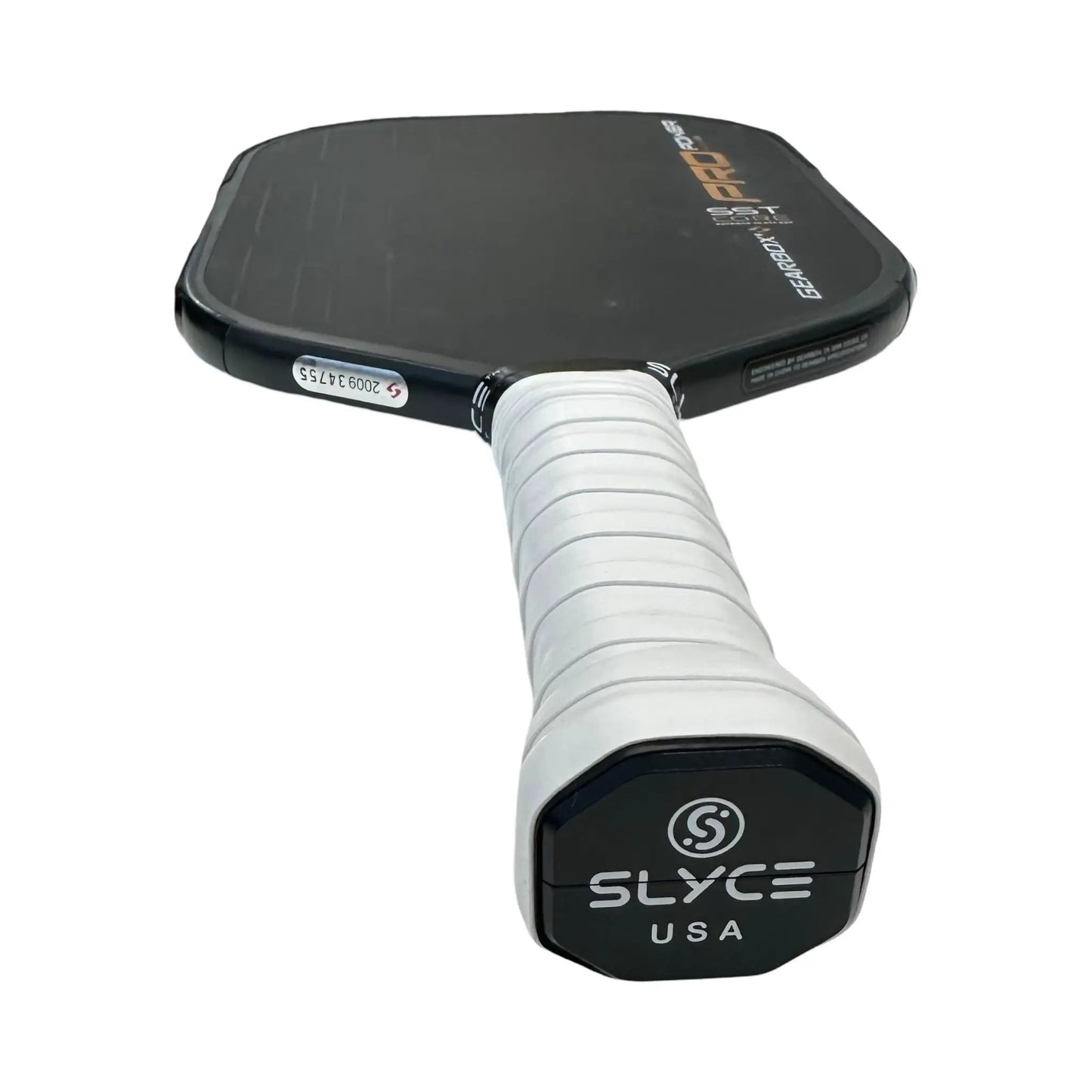 Gearbox 26g SpeedCap Paddle by Slyce Sport with black body and white grip on Tampa Store on Tampa Home & Garden Store