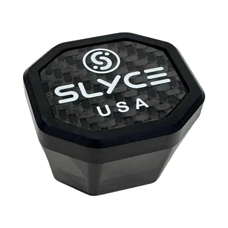 Slyce Weighted SpeedCap 15g paddle grip cap, black carbon-fiber top with SLYCE USA logo on Tampa Home & Garden Store