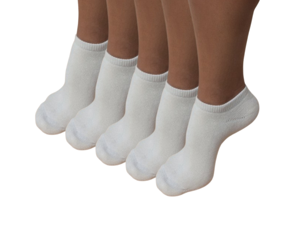 Socks No Look Anklet Bamboo Viscose, unisex, natural color, 5-pack Spun Bamboo on Tampa Home & Garden Store