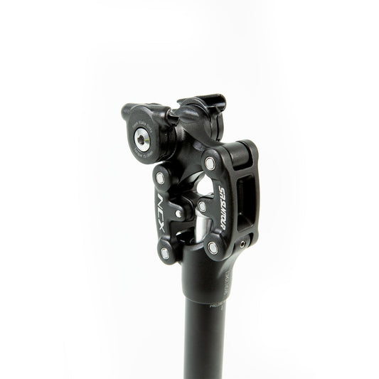 Bicycle Suspension Seatpost With A Spring