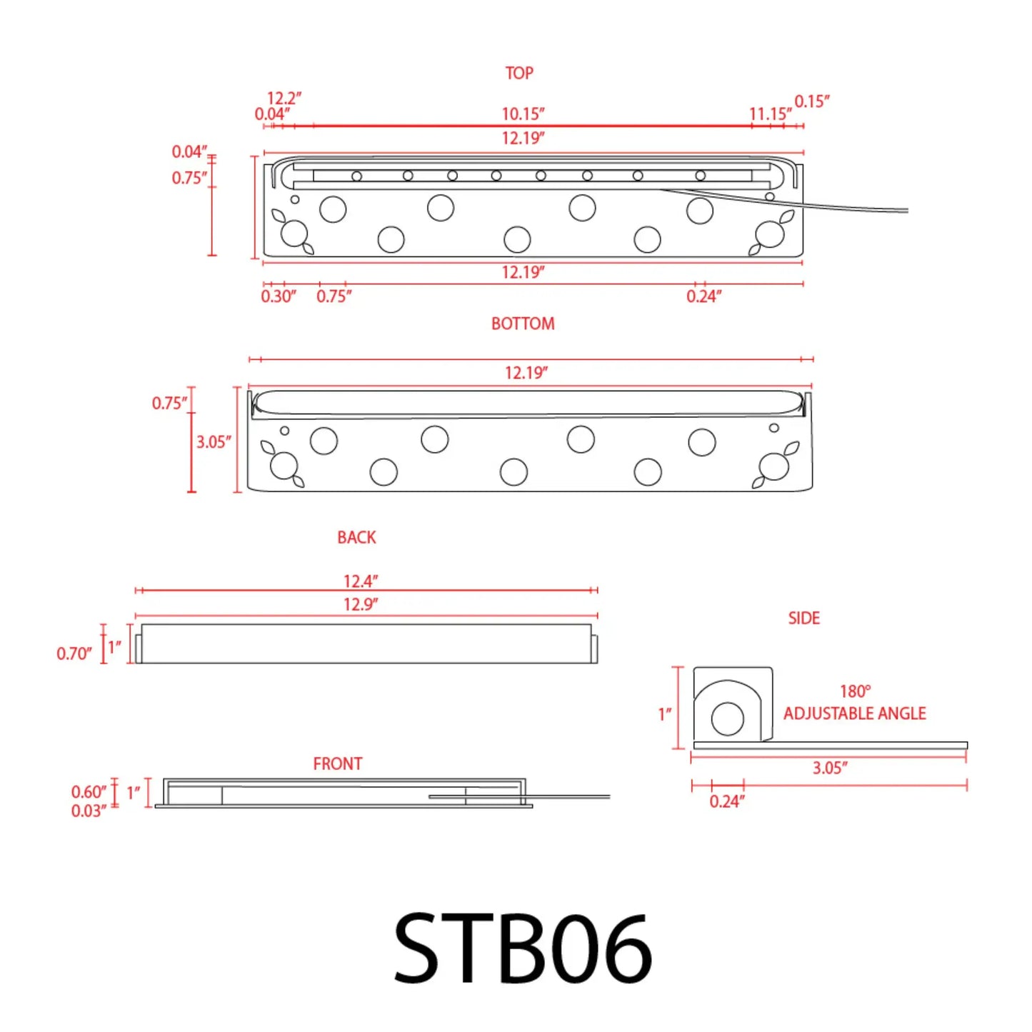 STB06 3W Low Voltage Retaining Wall Step Lights LED Hardscape Paver Lighting - Tampa Home & Garden Store
