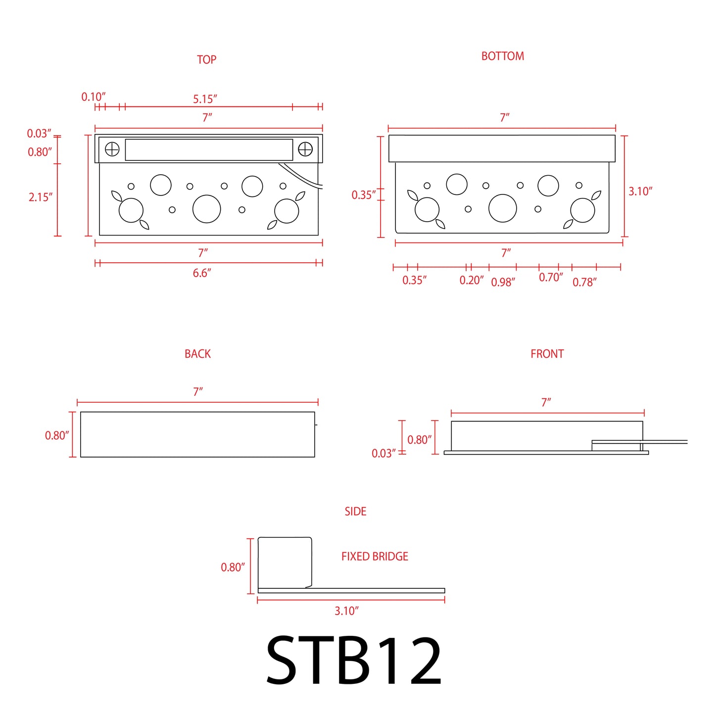 STB12 Brass LED Retaining Wall Light Low Voltage Hardscape Paver Lighting