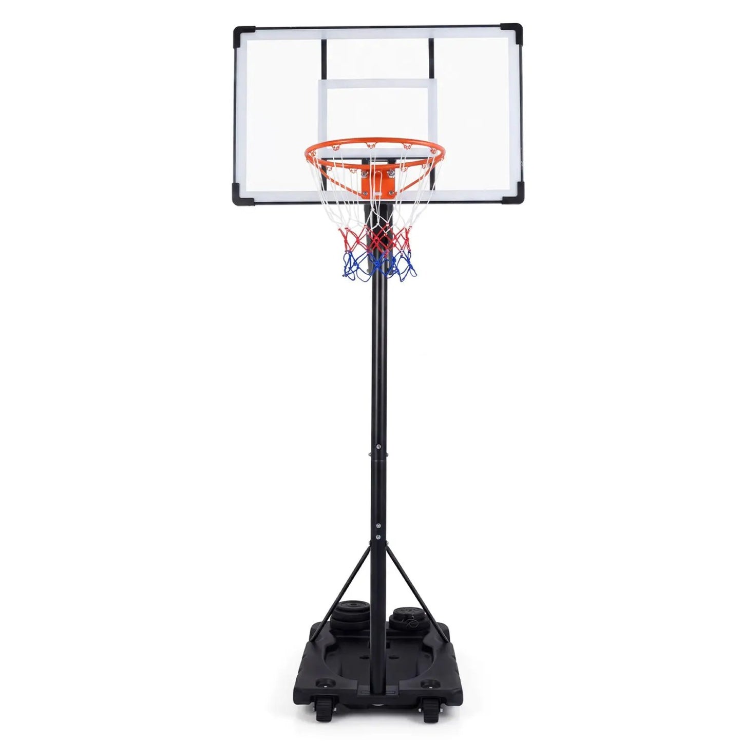 10 ft portable outdoor basketball hoop with white backboard and orange rim DirectDeals on Tampa Home & Garden Store