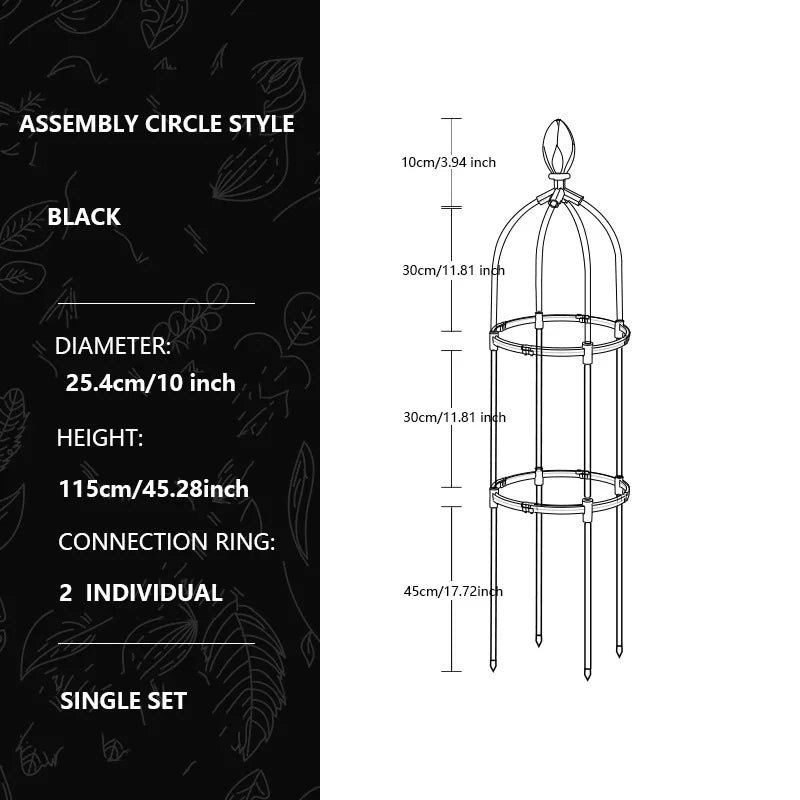 Outdoor Climbing Plant Trellis Garden Support